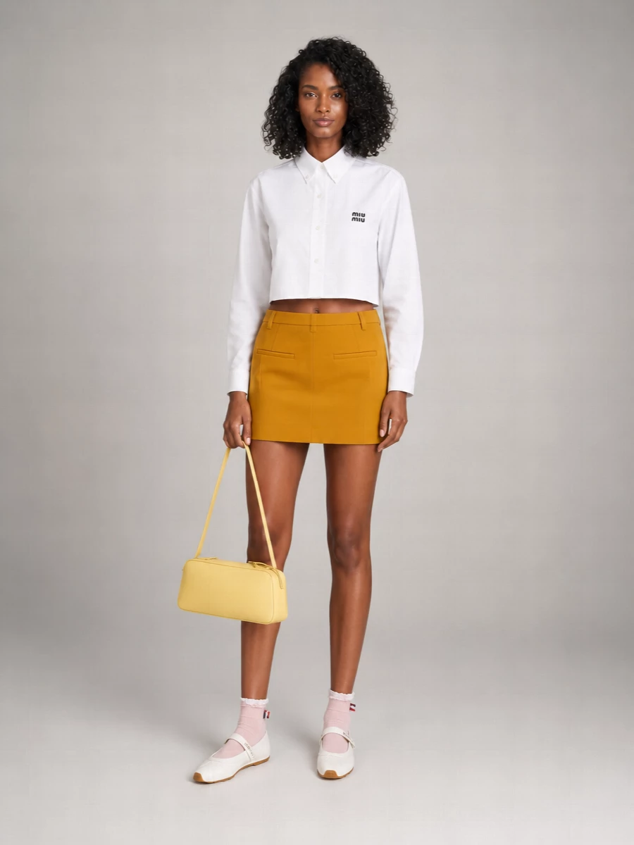 Miu Miu Stretch Mini Skirt