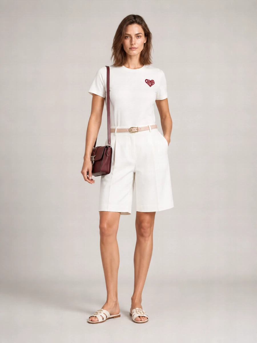 Pinko Cotton Logo Print T-Shirt