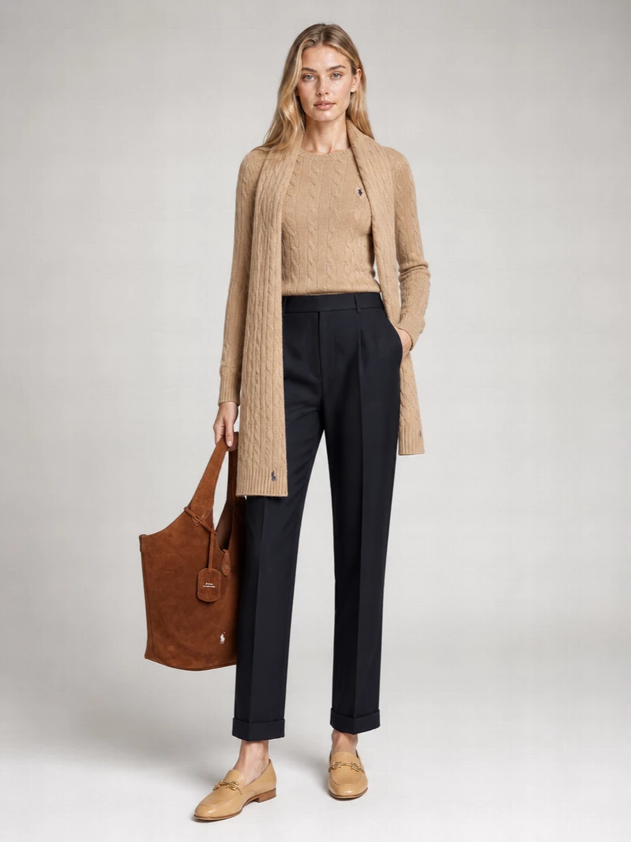 Polo Ralph Lauren Cashmere Wool Logo Sweatshirt