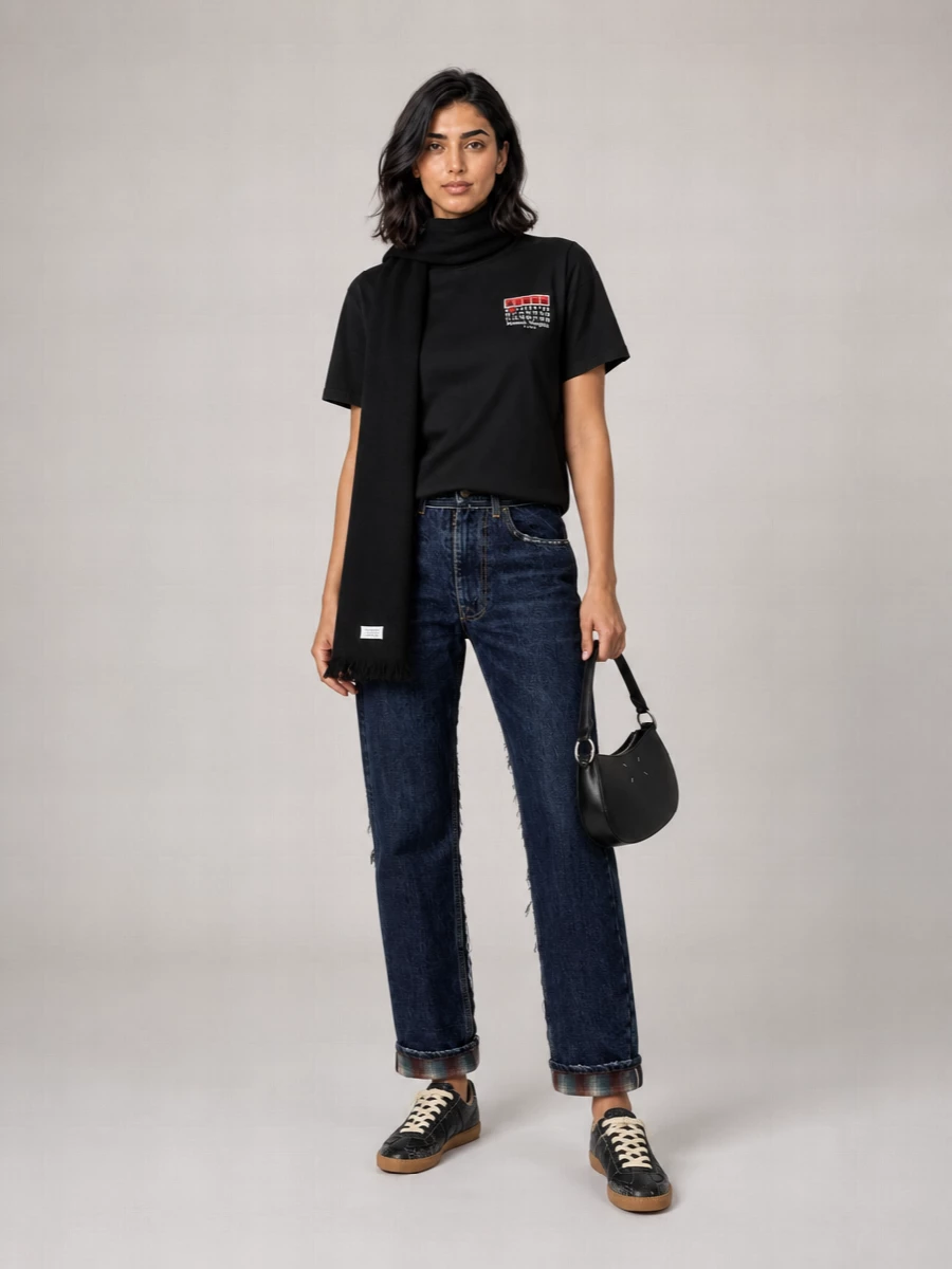 Maison Margiela Cotton Oversized Short-Sleeve Printed T-Shirt