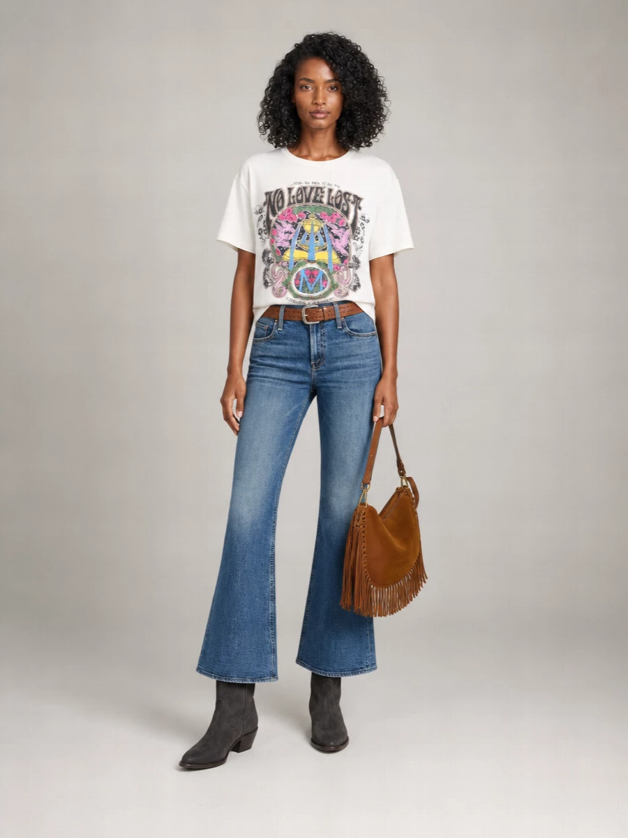Mother Denim Low-Rise Bootcut Jeans