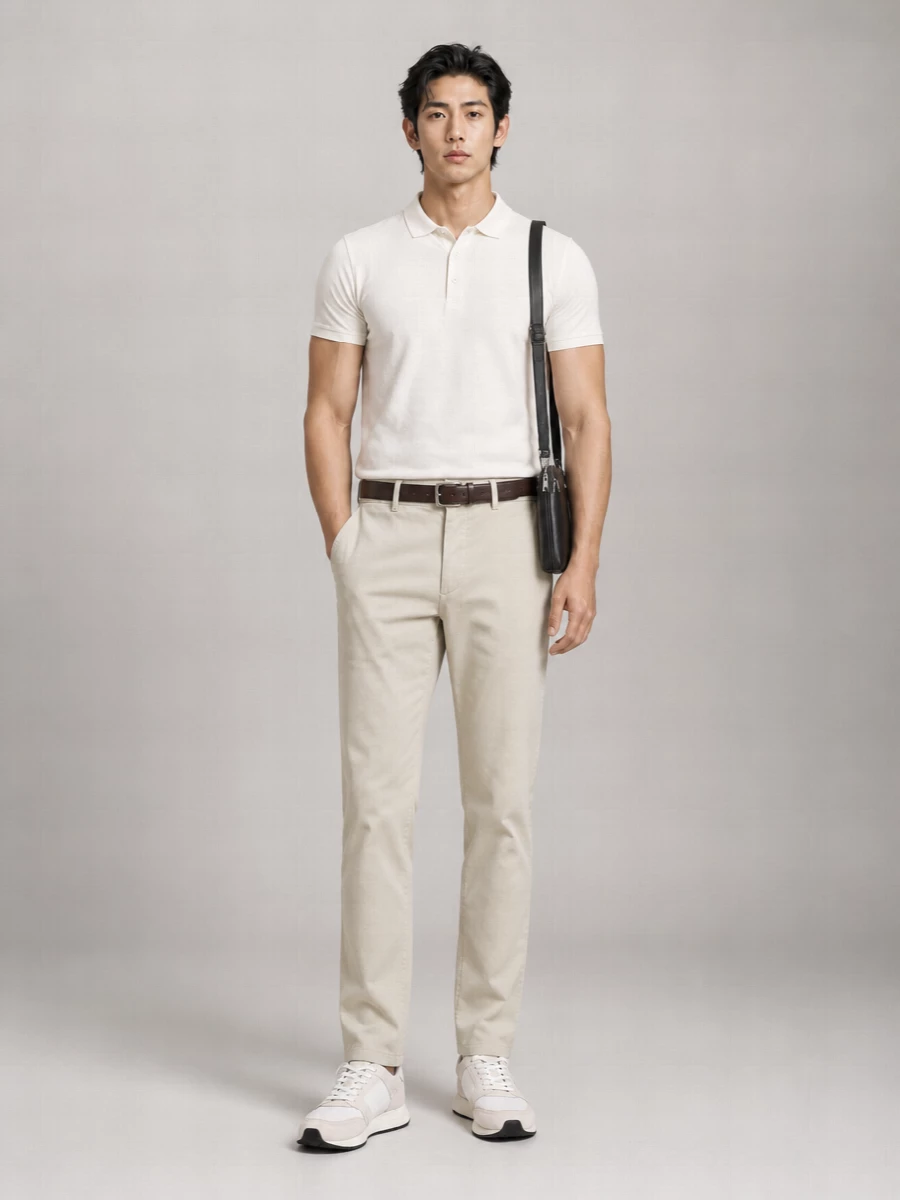 Boss Ribbed Collar Regular-Fit Polo Shirt