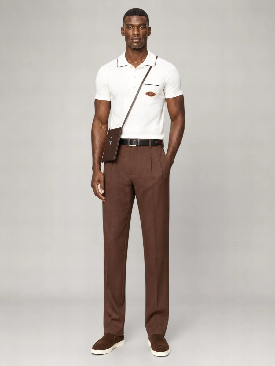 Drôle De Monsieur Regular-Fit Straight-Leg Trousers
