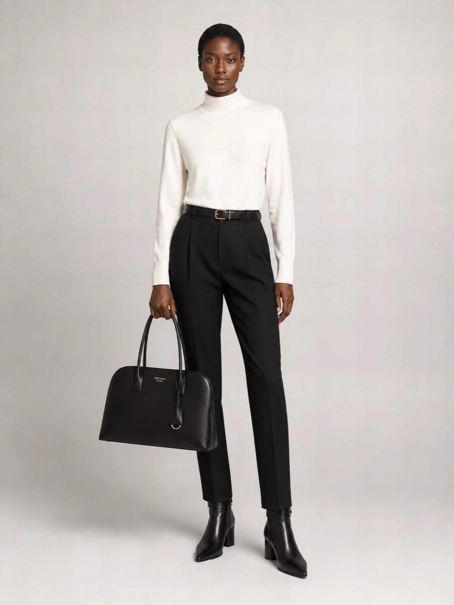 Magda Butrym Wool Tapered Trousers