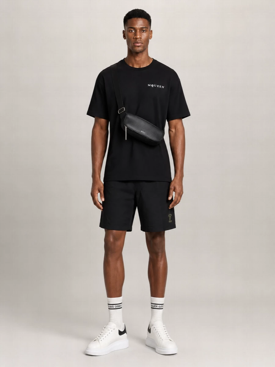 Alexander Mcqueen Logo Swim Shorts