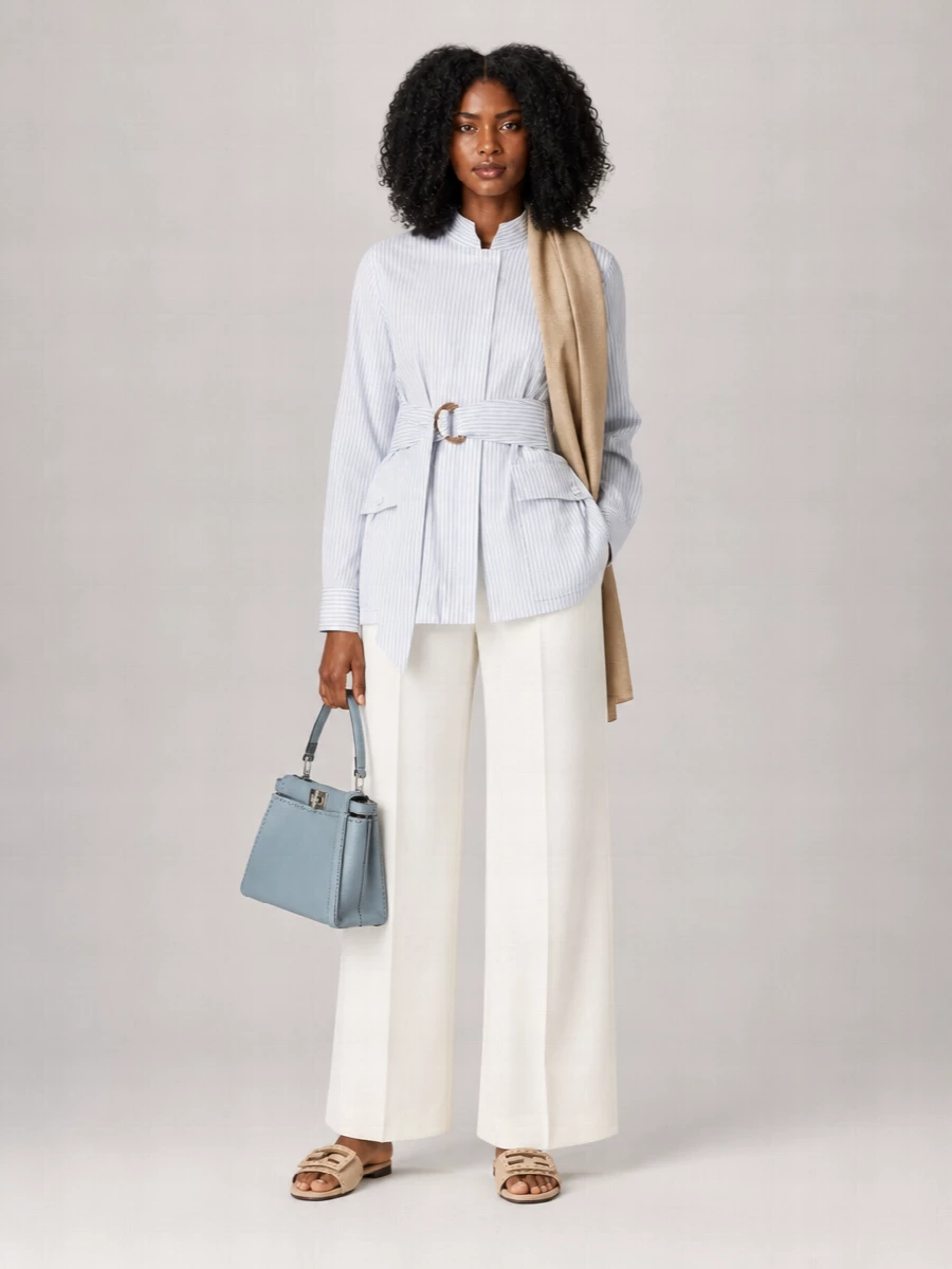 Fendi Belted Shirt