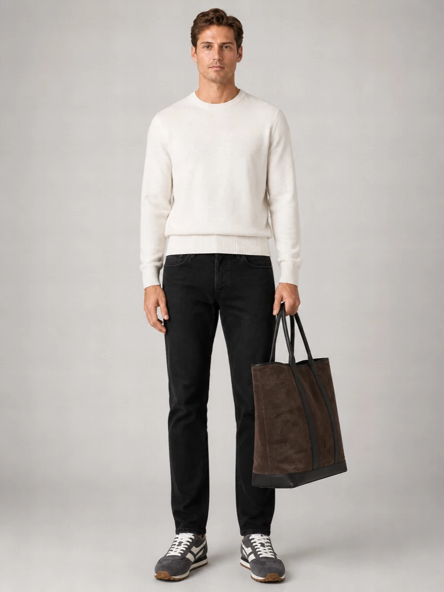 Tom Ford Leather Low-Top Sneakers