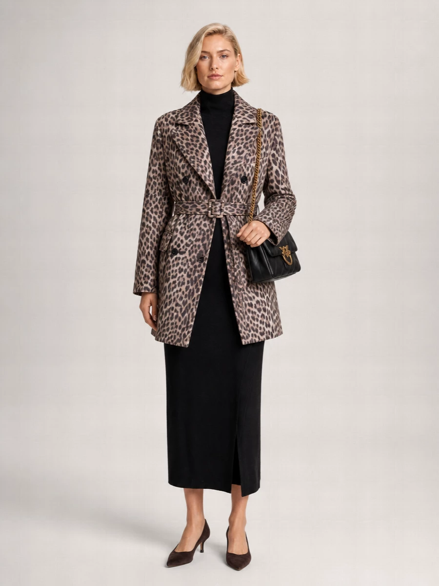Parosh Double-Breasted Belted Coat