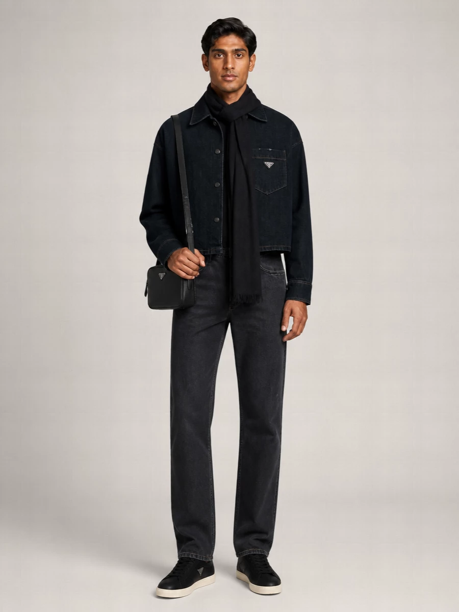 Prada Denim Oversized Shirt