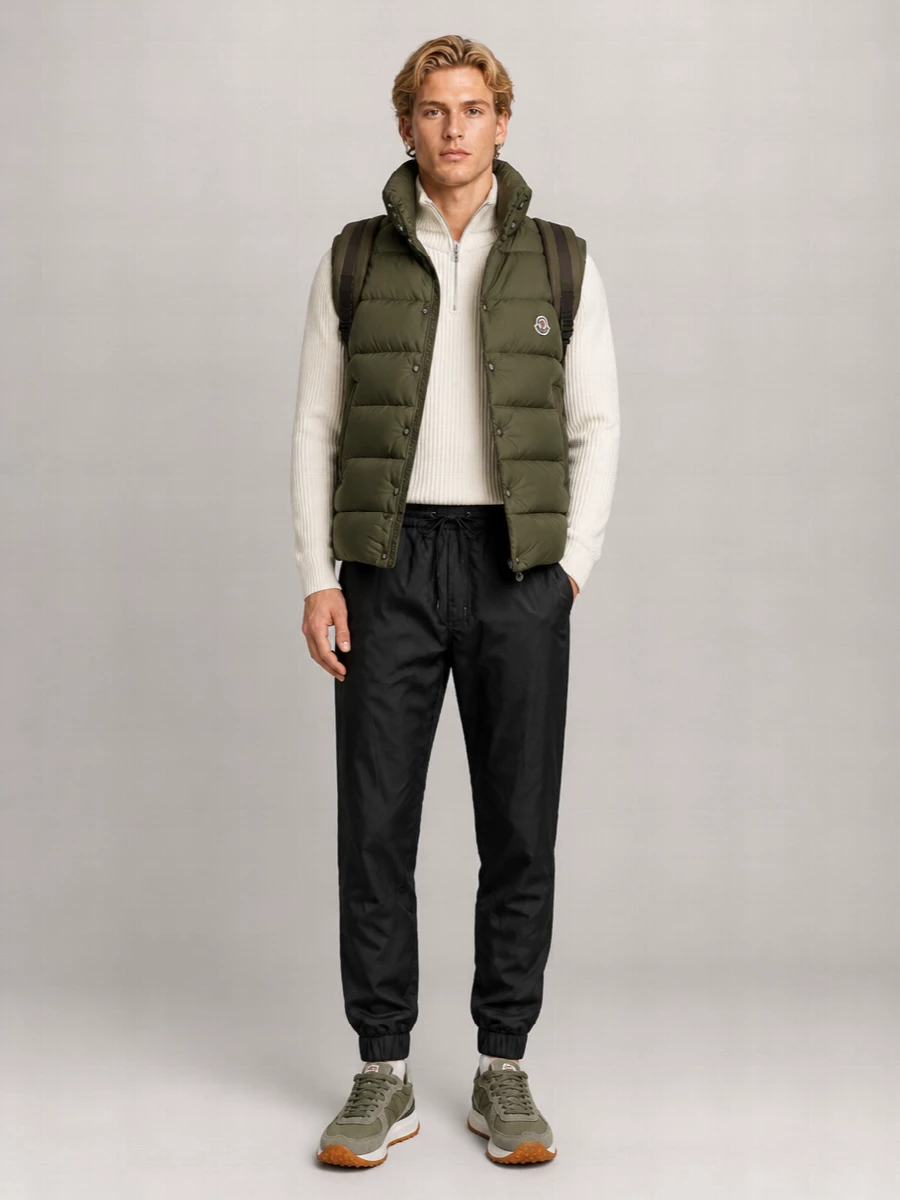 Moncler down padded gilet