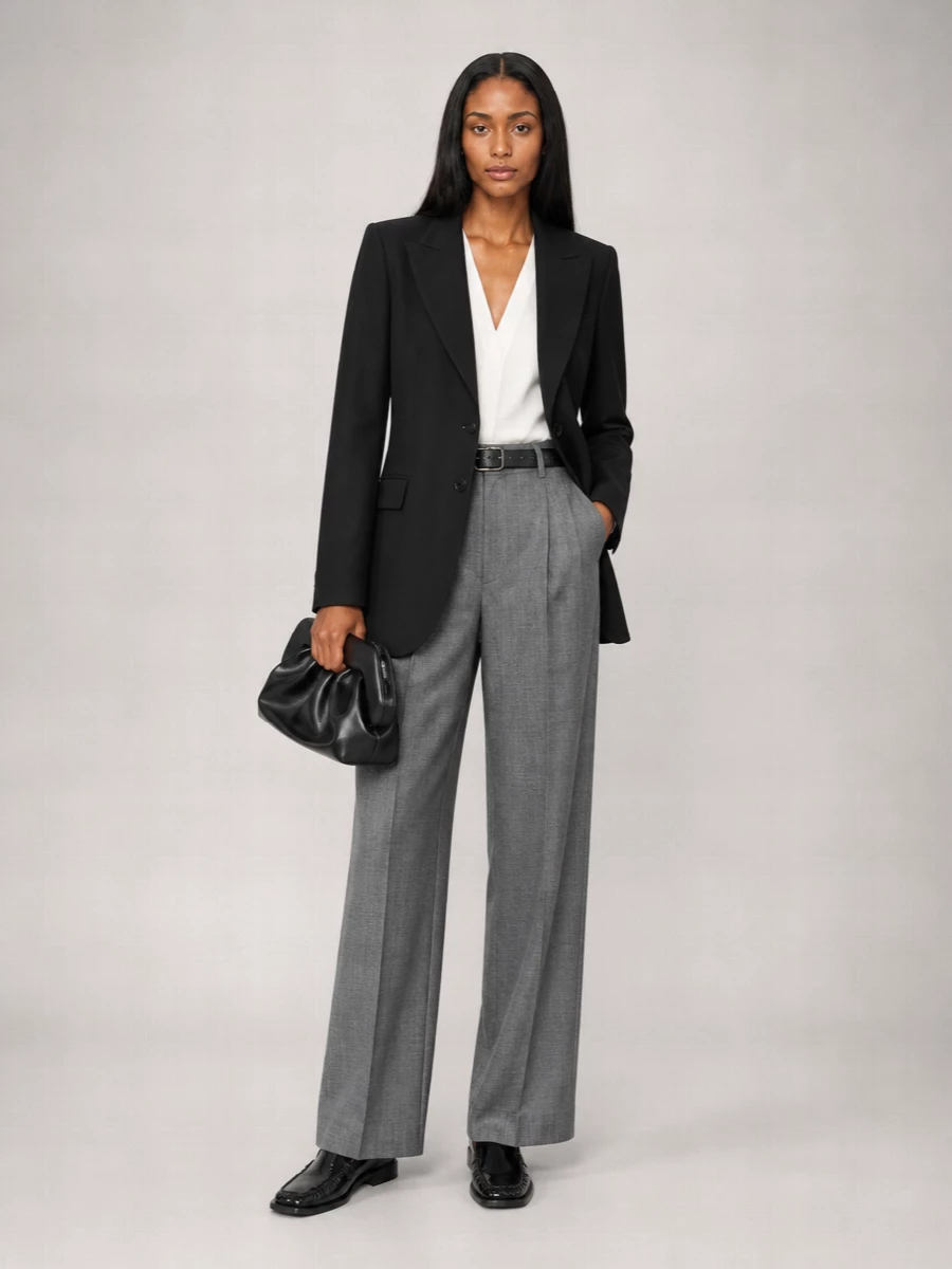 Pt Torino Virgin Wool Lola Suit Trousers
