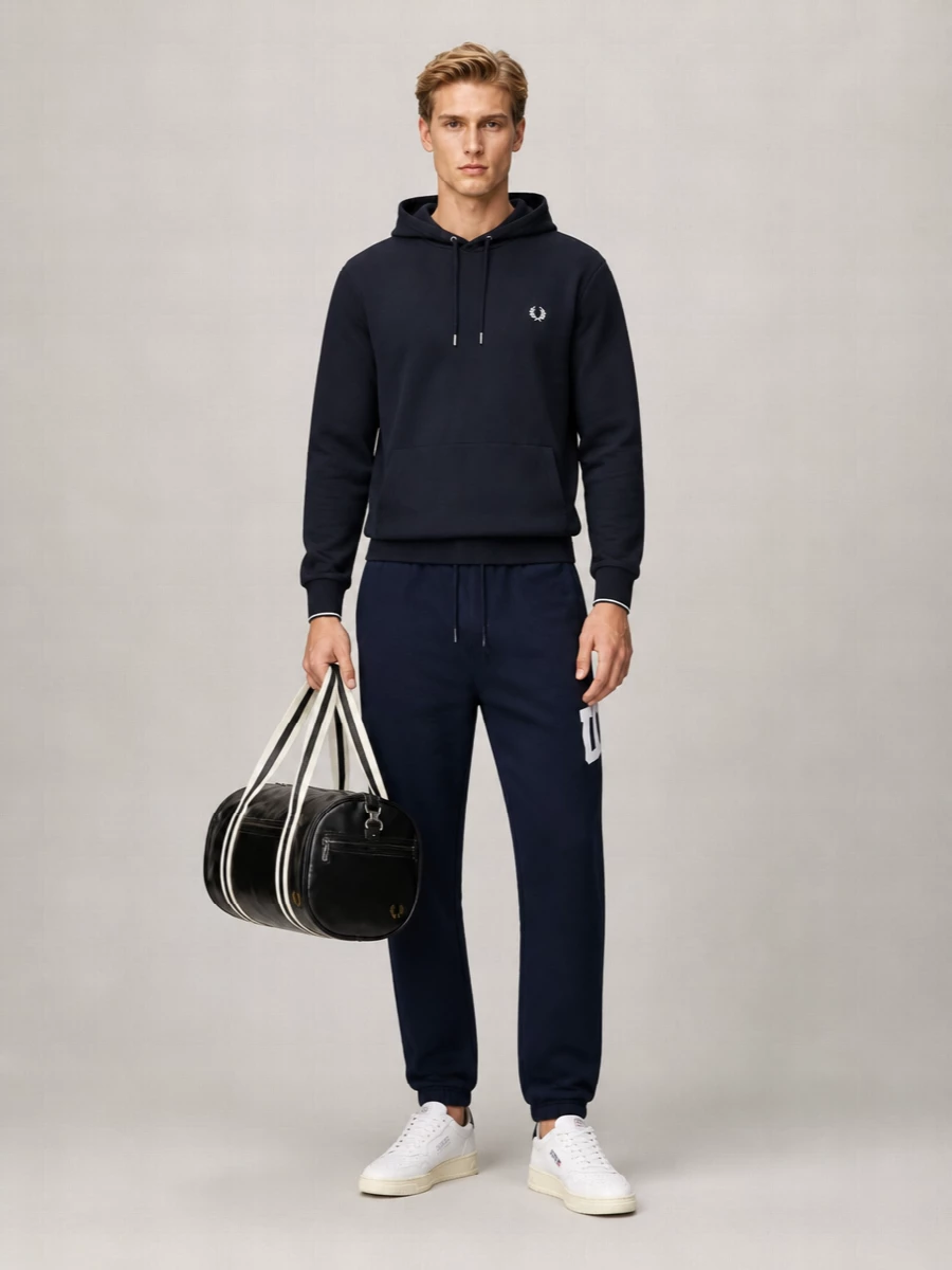 Fred Perry Cotton Logo Hoodie