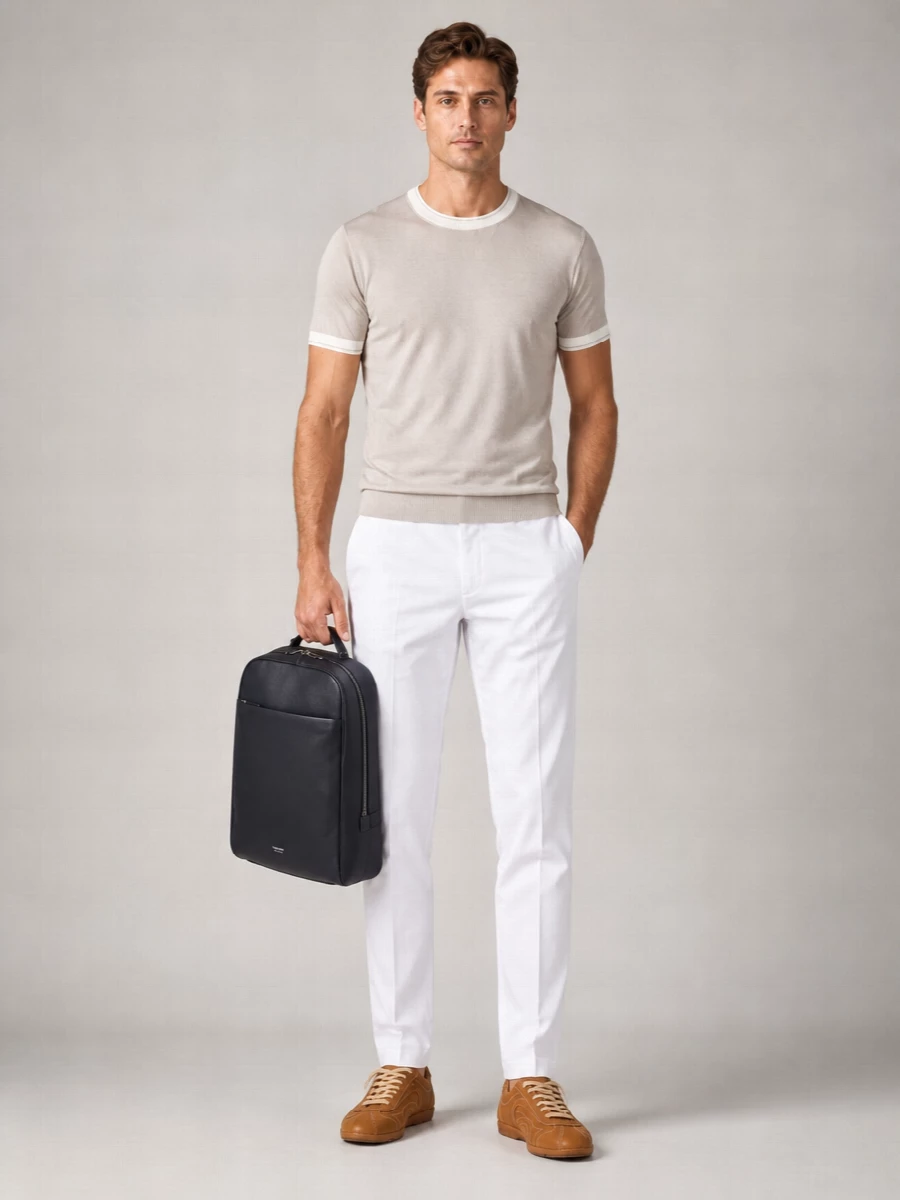 Prada Nappa Leather Low-Top Sneakers