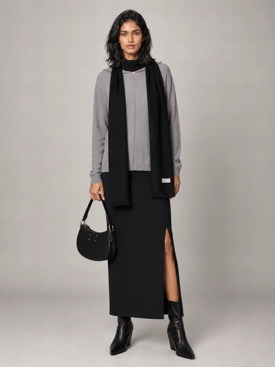 Rick Owens Virgin Wool Oversized Hoodie