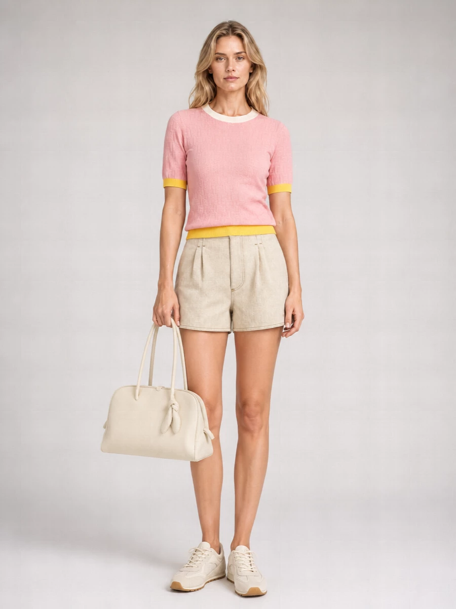 Tory Burch Calf Leather Low-Top Sneakers