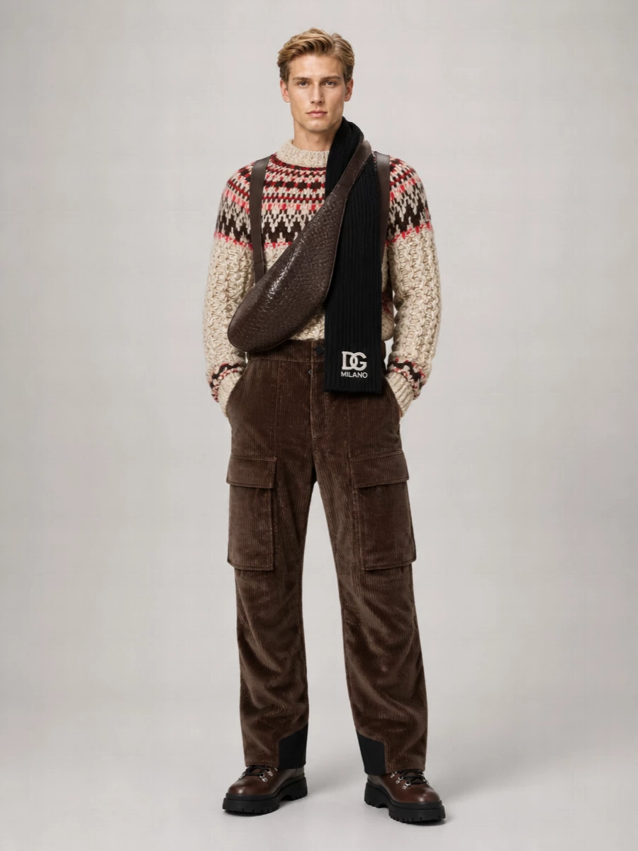 Moncler Grenoble Heavy-Knit Wool-Blend Jacquard Jumper