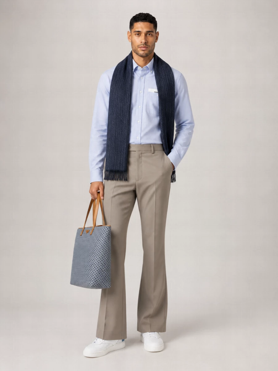 Prada Printed Two-Tone Re-Nylon Tote Bag