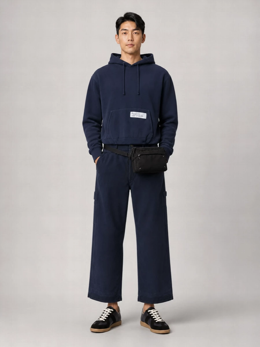Maison Margiela cotton hooded sweatshirt