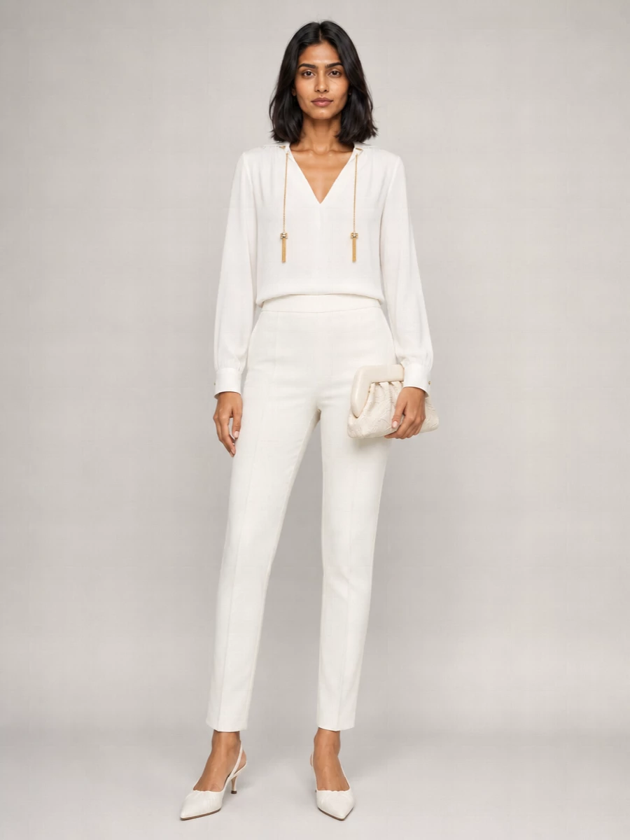 Elisabetta Franchi Slim-Fit Trousers