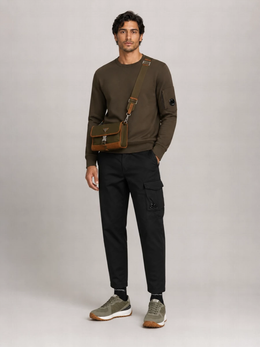 C.P. Company cotton regular-fit crewneck sweatshirt