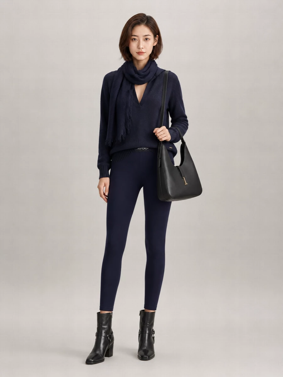 Tom Ford Monarch Medium Leather Tote Bag