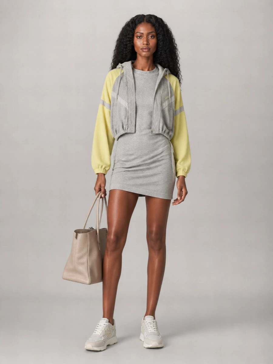The Attico Cotton Hooded Bomber Jacket