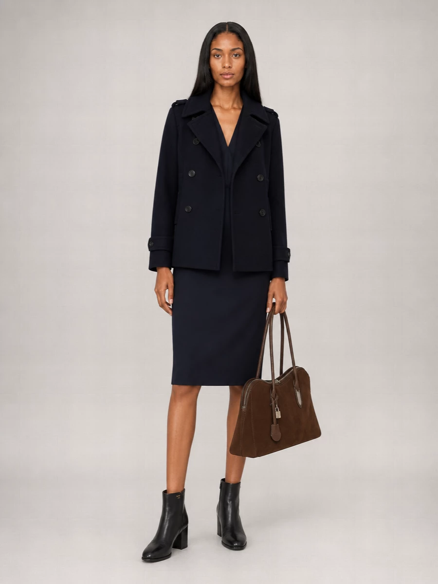 Max Mara Cashmere Wool Short Coat