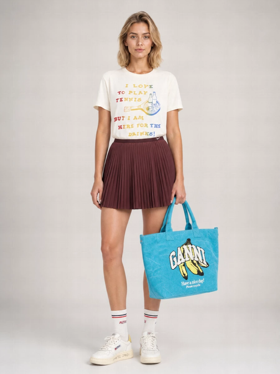 Ganni Na Cotton Tote Bag