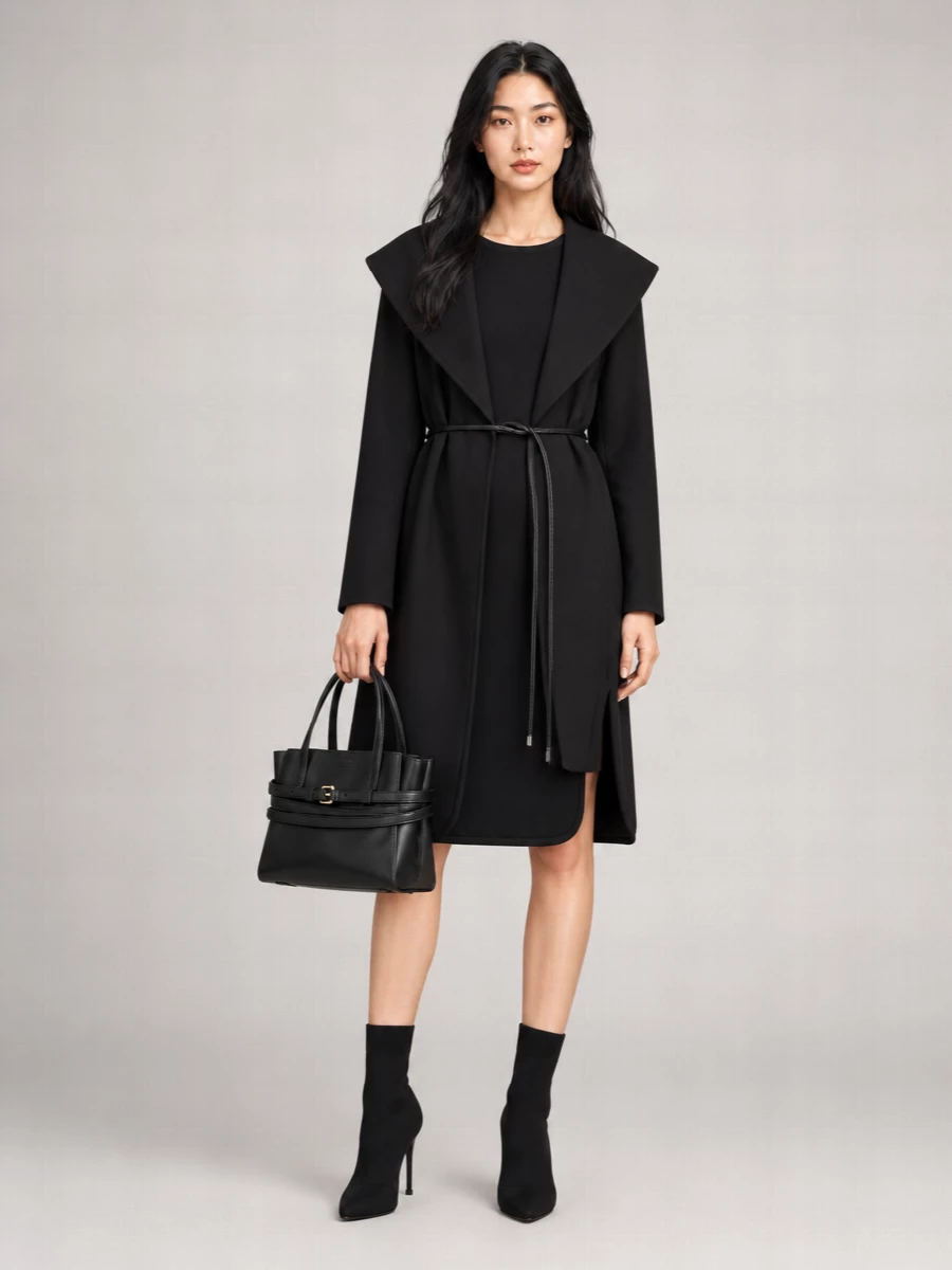 Moschino Leather Folded Shoulder Bag