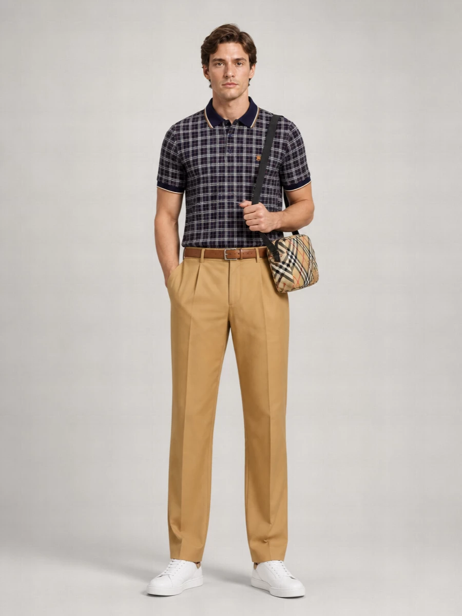 Burberry Check Polo Shirt