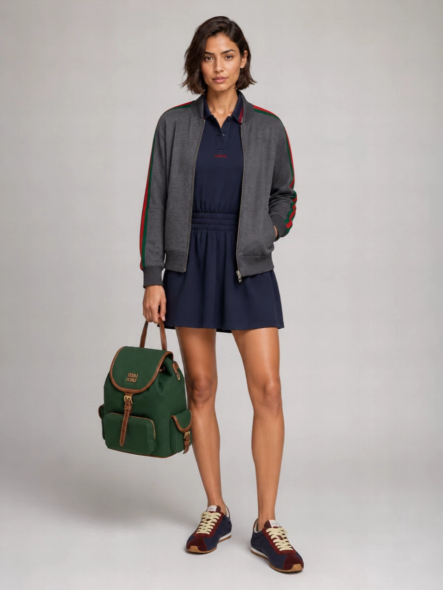 Miu Miu Na Canvas Backpack