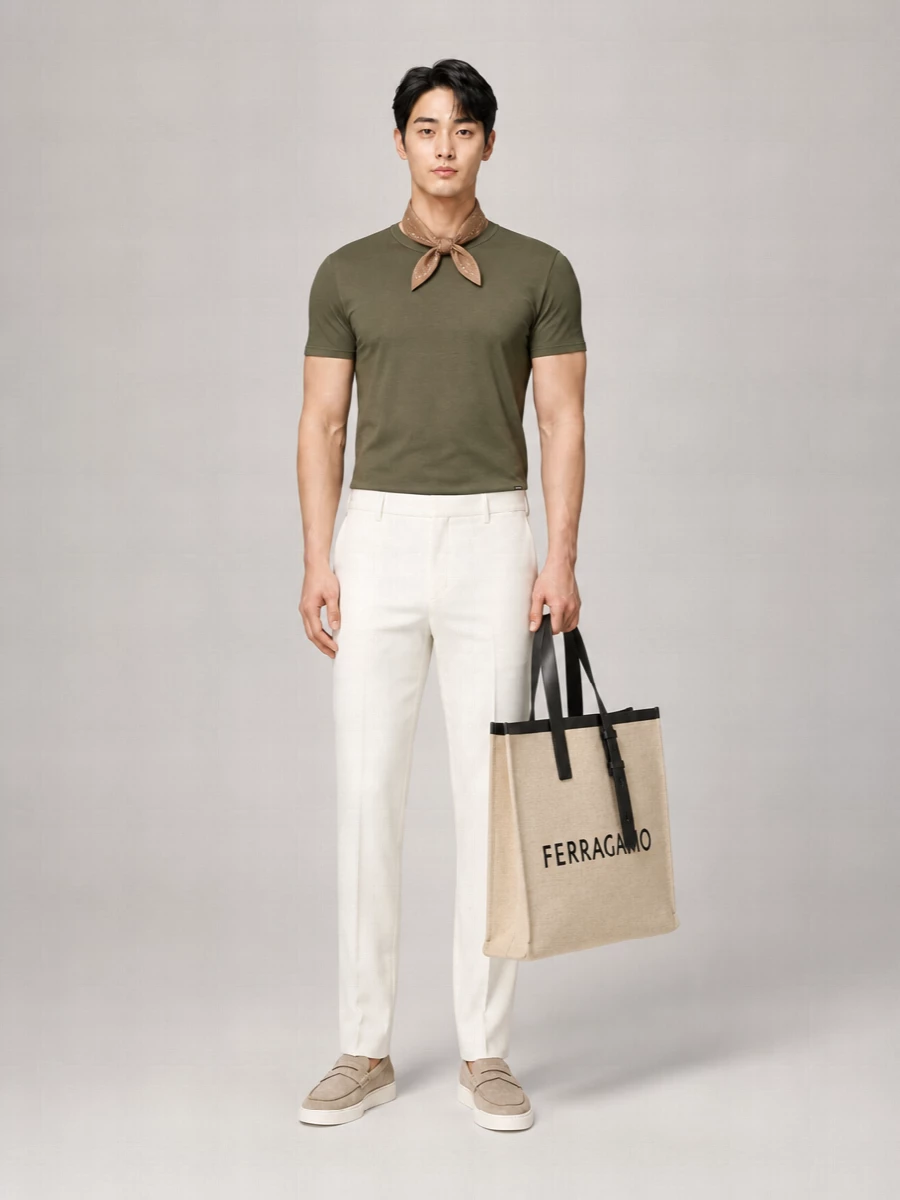 Tom Ford Ribbed Cotton Jersey T-Shirt