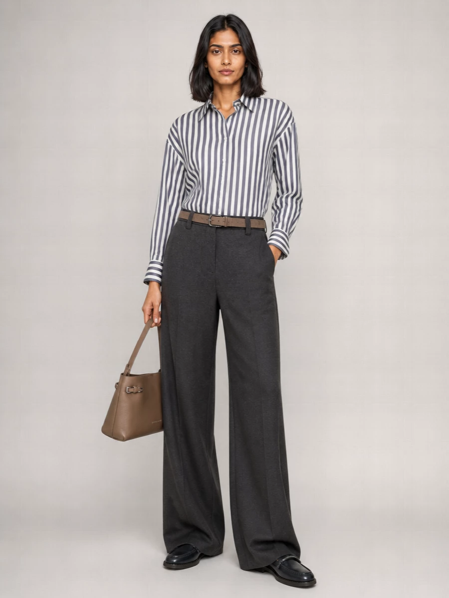 Brunello Cucinelli Silk Striped Shirt