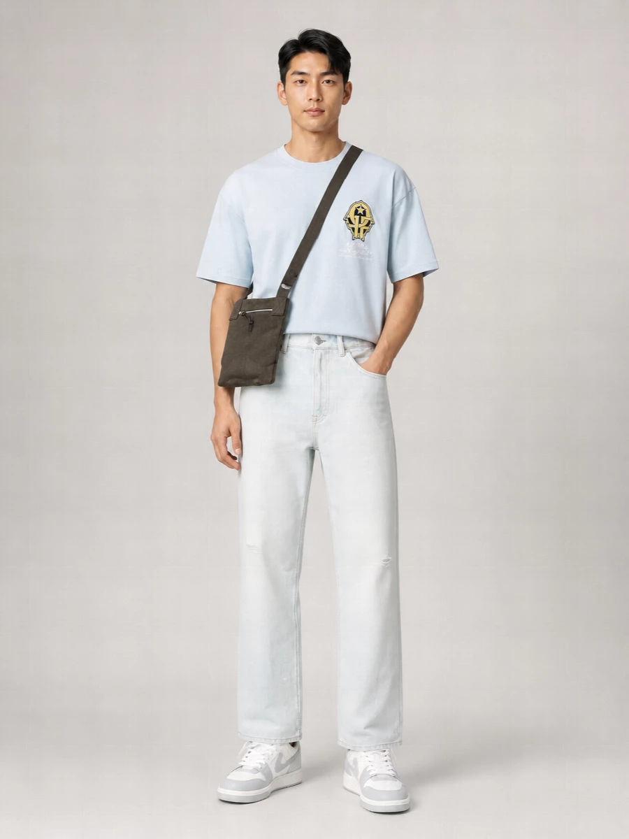 Off-White Leather Low-Top Sneakers