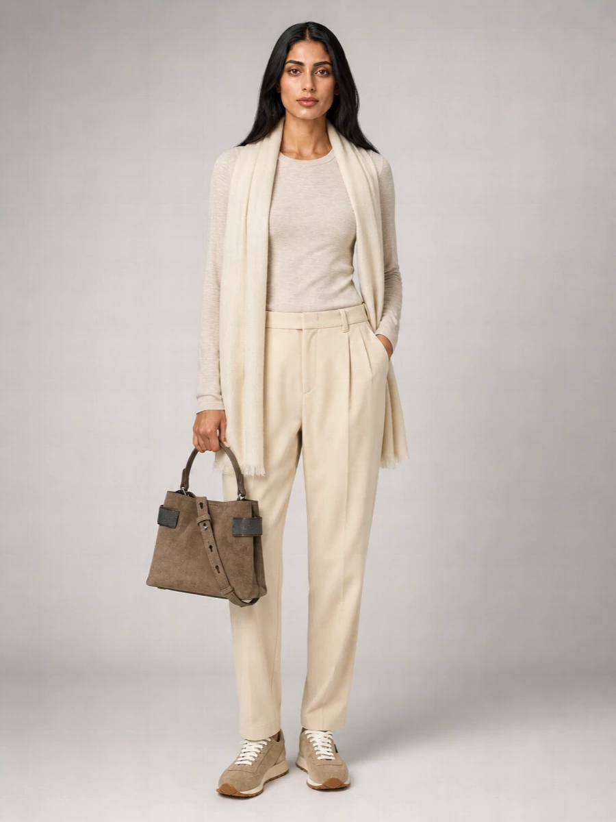 Brunello Cucinelli cashmere silk slim-fit t-shirt