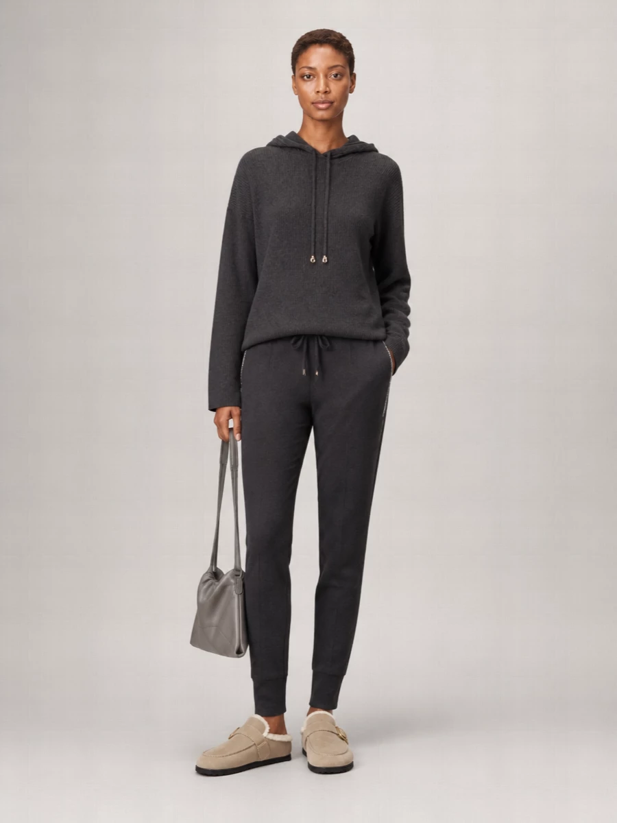 Fabiana Filippi Ribbed Hooded Sweater
