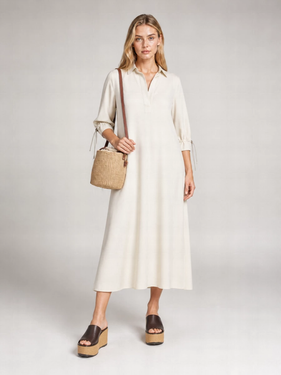 Brunello Cucinelli Leather Wedge Mules