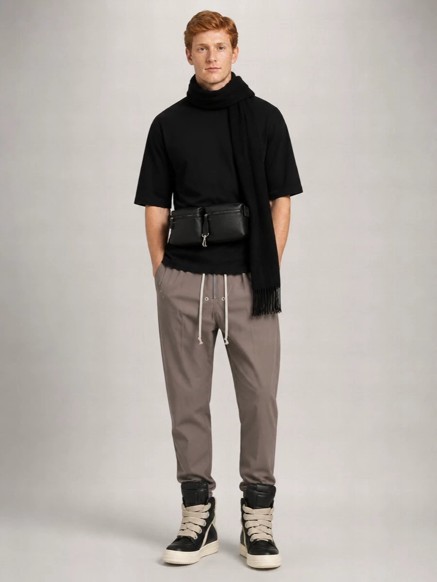 Rick Owens Cotton Relaxed-Fit Cargo Shorts