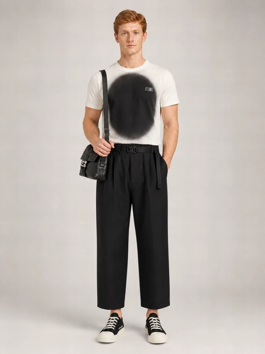 Fendi Leather Messenger Bag