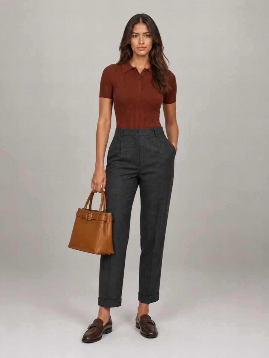 Prada Calf Leather Shoulder Bag