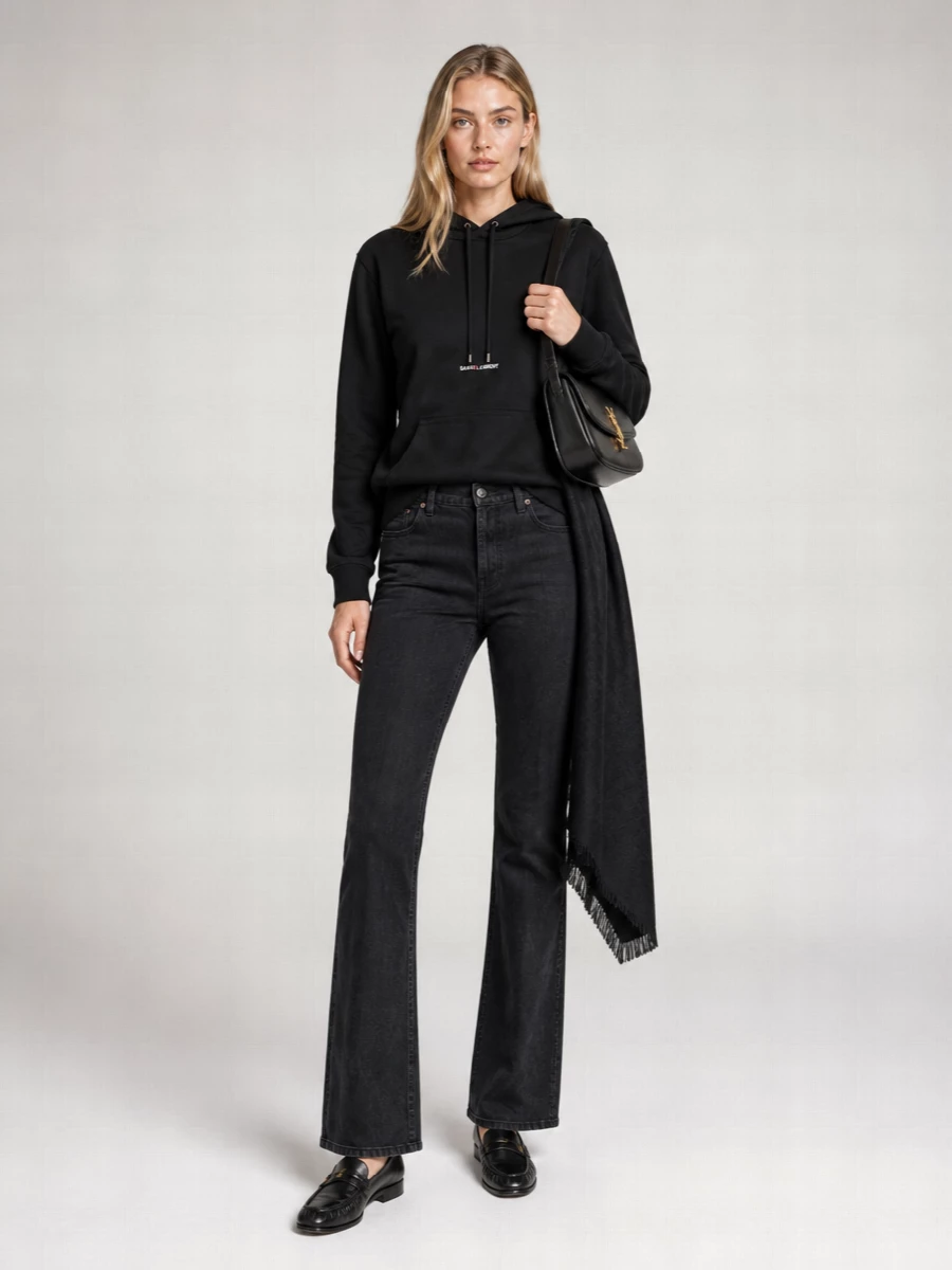 Saint Laurent Solferino Medium Leather Shoulder Bag