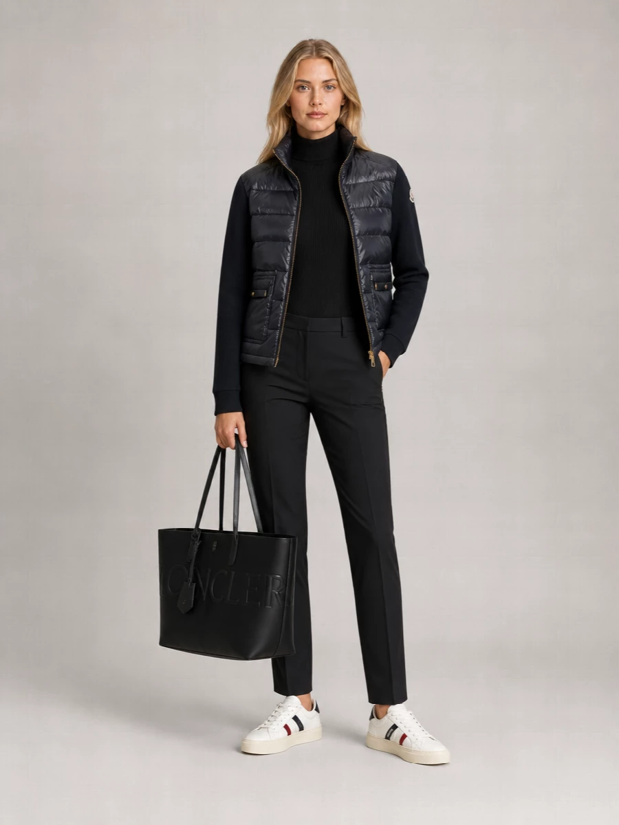 Moncler Cotton Blend Puffer Jacket