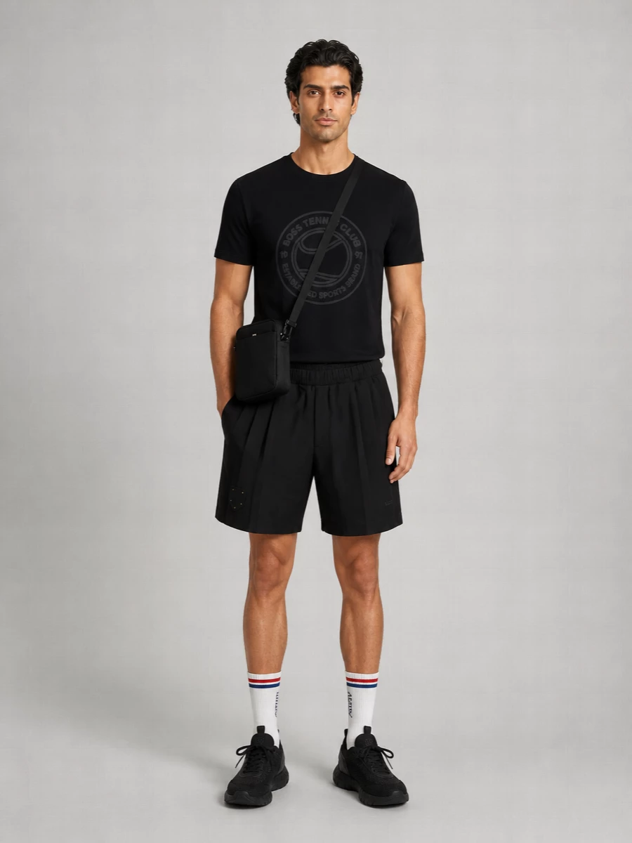 Boss Cotton Printed Short-Sleeve T-Shirt