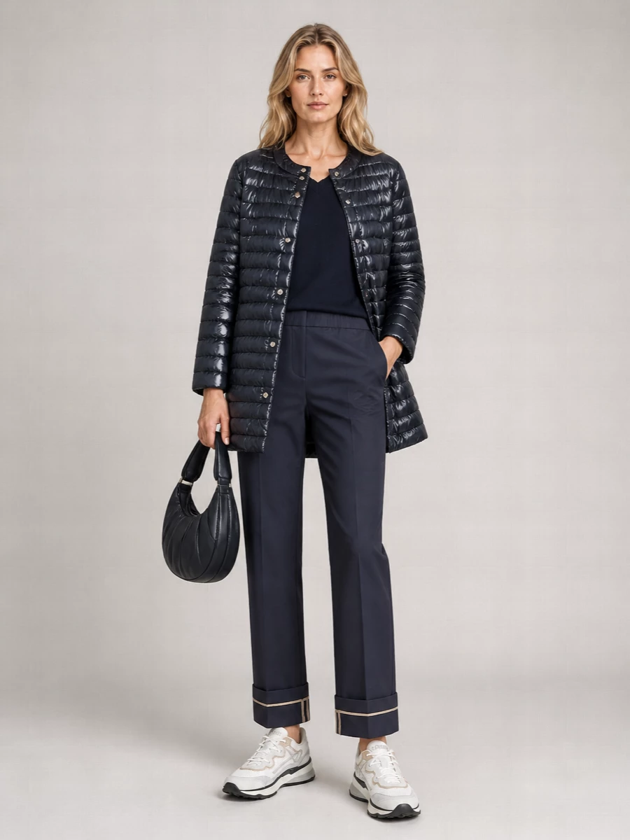 Herno Down Single-Breasted Coat