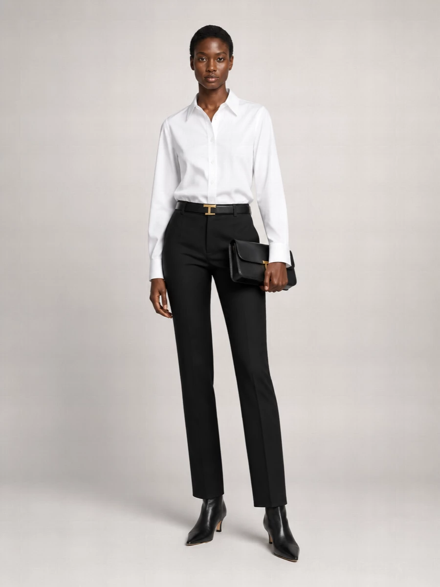 Totême double-pleat tailored trousers