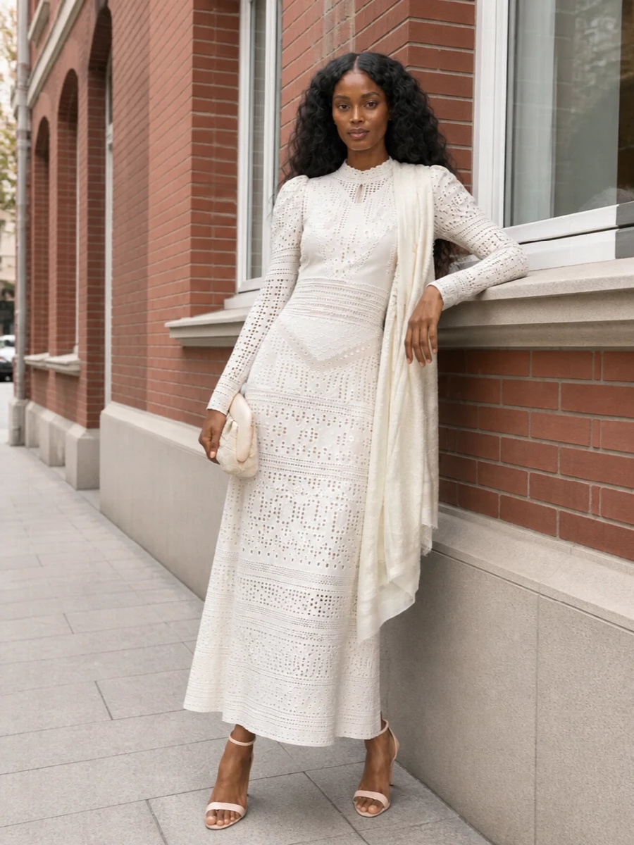 Isabel marant lace maxi nude heels clutch