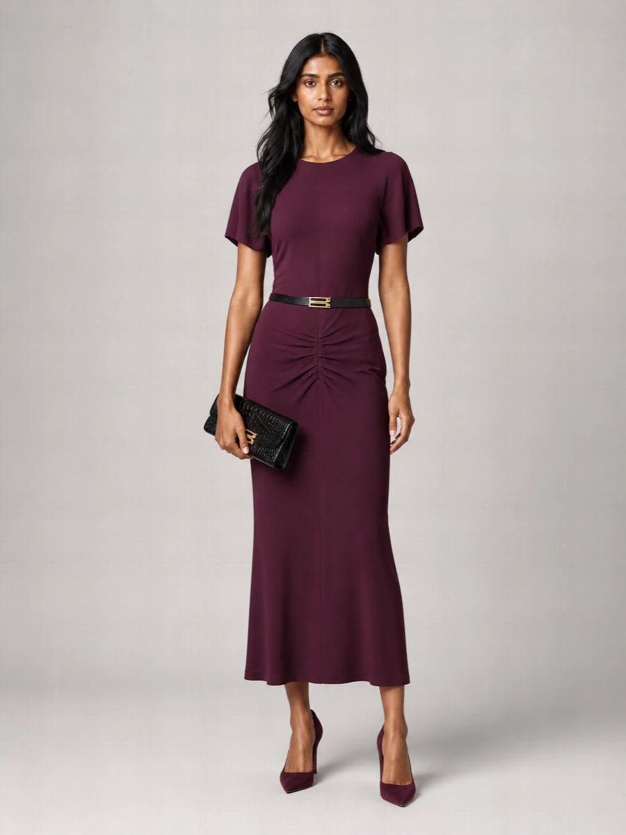 Victoria Beckham Bela Midi Dress