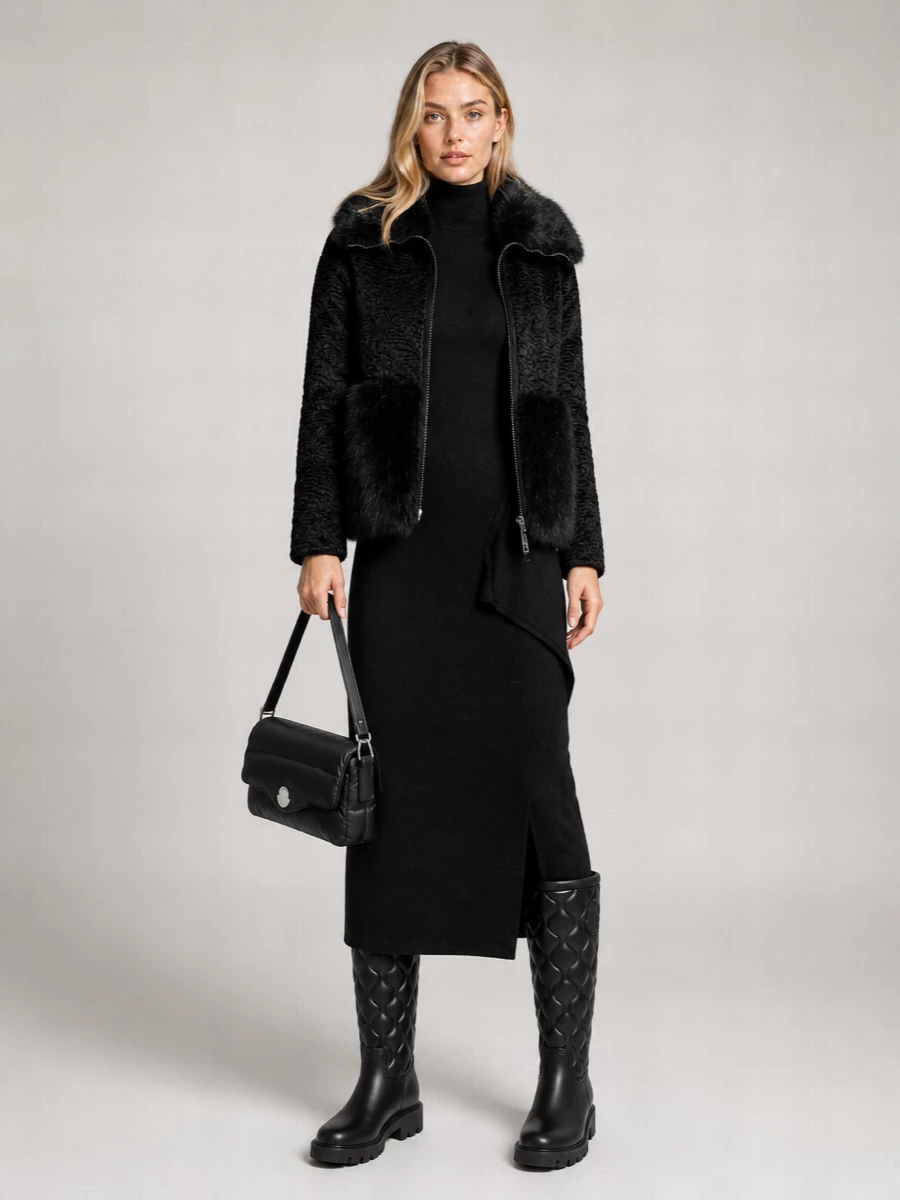 Herno Faux Fur Jacket