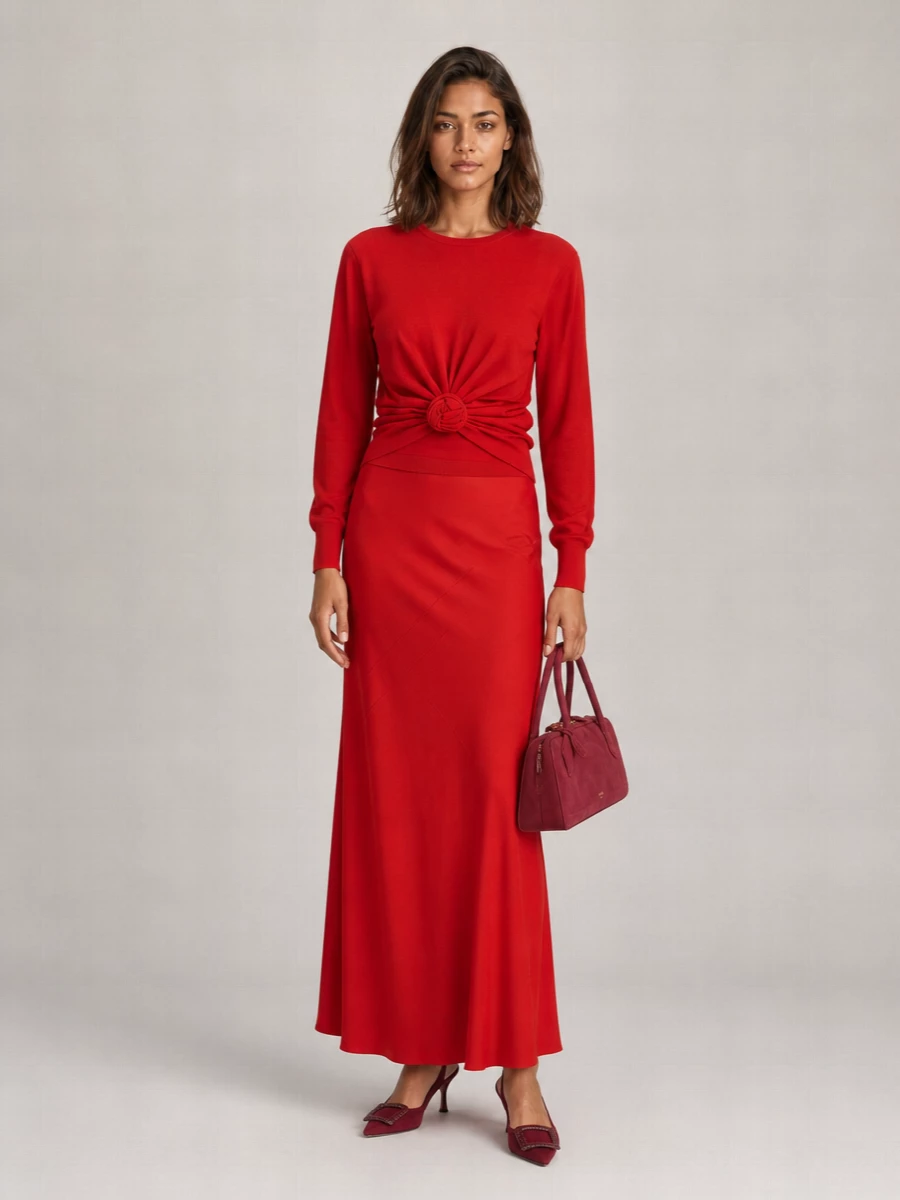 Magda Butrym Wool Knotted Jumper