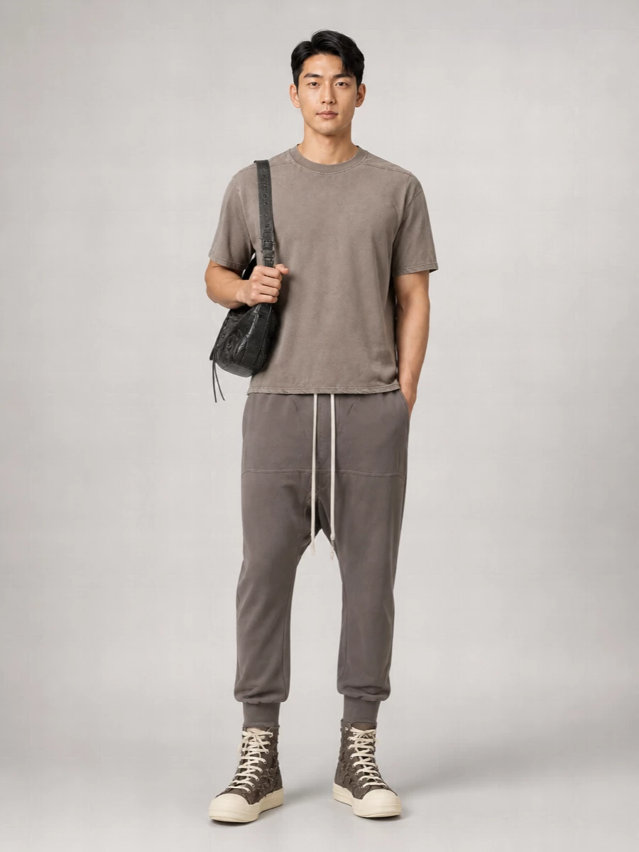 Rick Owens Drkshdw Cotton Short-Sleeve T-Shirt